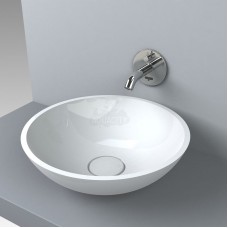 РАКОВИНА НАКЛАДНАЯ FANCY MARBLE PALERMO 500, БЕЛАЯ